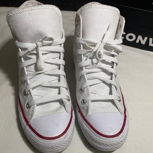 Converses high top sneakers